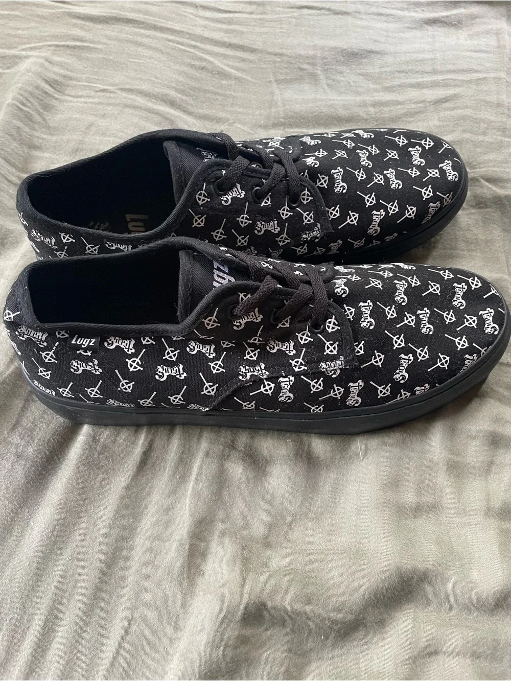 The Band Ghost x Lugz canvas shoes men’s 8.5